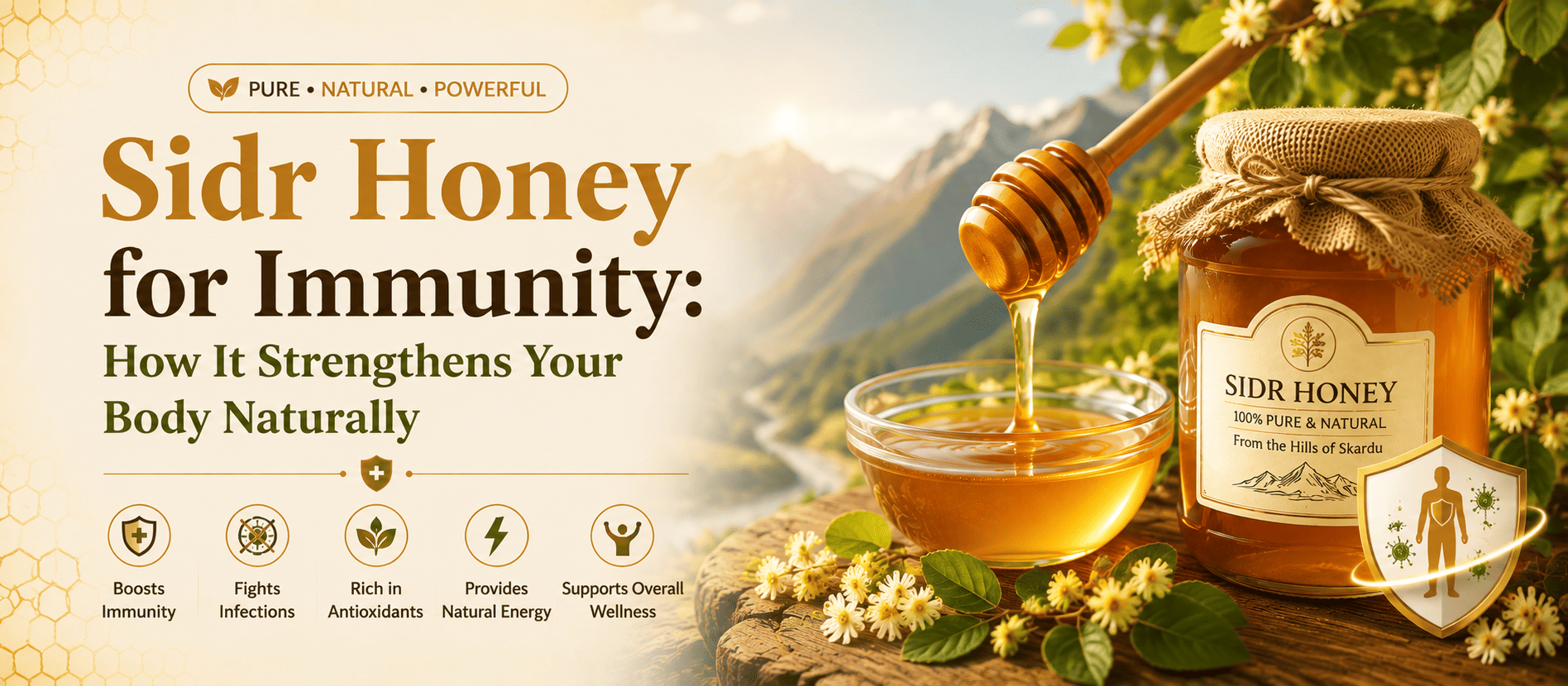 Sidr Honey for Immunity: How It Strengthens Your Body Naturally